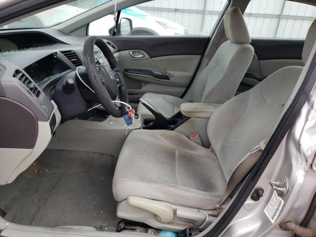 2HGFB2F54CH313833 - 2012 HONDA CIVIC LX SILVER photo 7