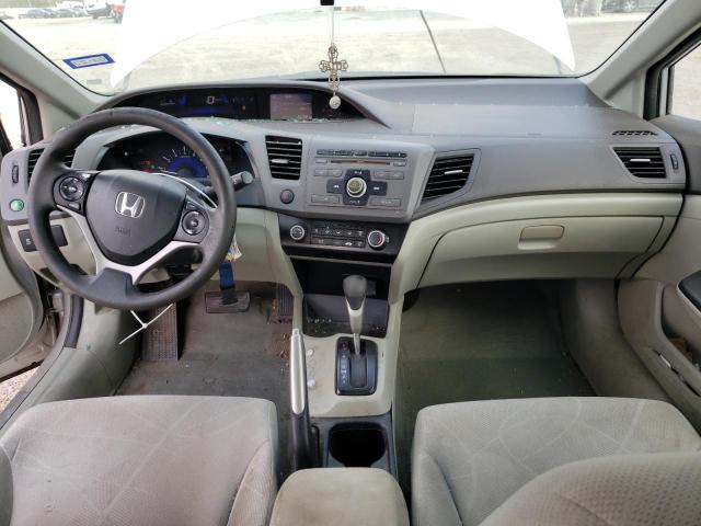 2HGFB2F54CH313833 - 2012 HONDA CIVIC LX SILVER photo 8