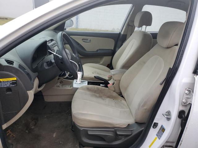 KMHDU46D29U821240 - 2009 HYUNDAI ELANTRA GLS WHITE photo 7