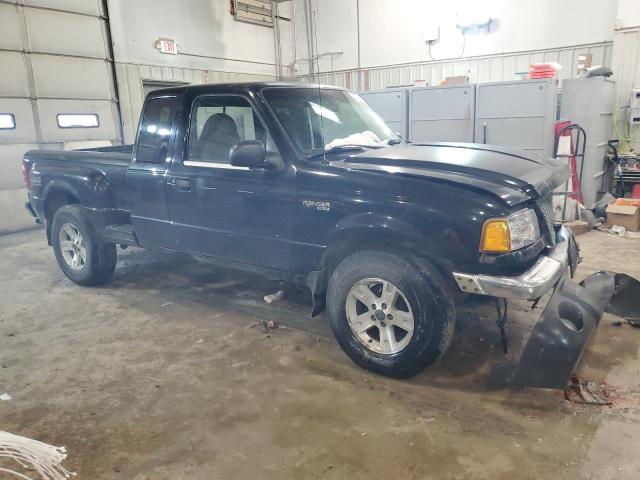 1FTZR45E02PA06755 - 2002 FORD RANGER SUPER CAB BLACK photo 4