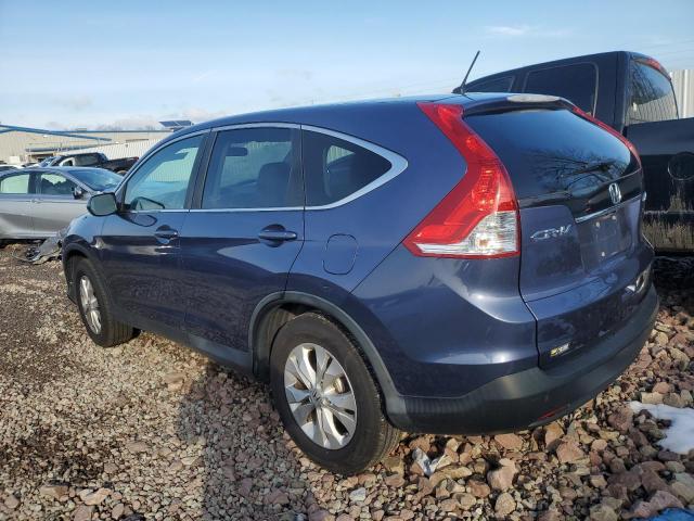 2HKRM4H57DH674738 - 2013 HONDA CR-V EX BLUE photo 2