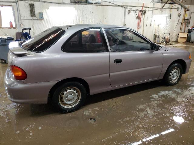 KMHVD14N7VU239031 - 1997 HYUNDAI ACCENT L SILVER photo 3