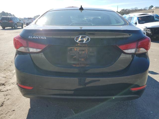 KMHDH4AE1GU618664 - 2016 HYUNDAI ELANTRA SE BLACK photo 6