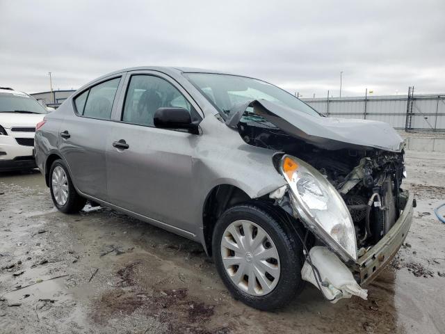 3N1CN7AP9DL878931 - 2013 NISSAN VERSA S GRAY photo 4