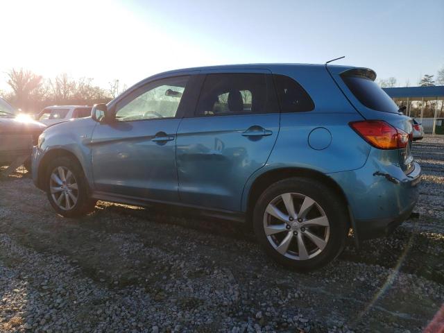 4A4AP3AU6DE005563 - 2013 MITSUBISHI OUTLANDER ES BLUE photo 2