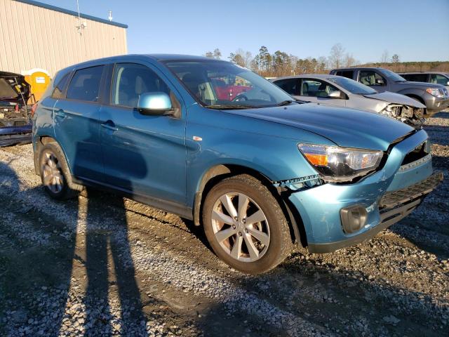 4A4AP3AU6DE005563 - 2013 MITSUBISHI OUTLANDER ES BLUE photo 4