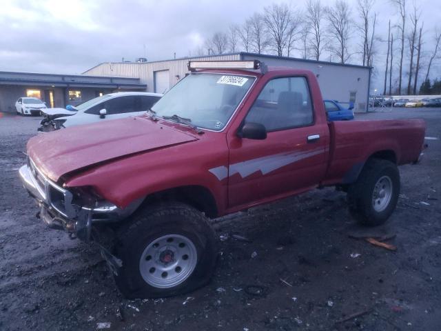 JT4RN01P0N0039361 - 1992 TOYOTA PICKUP 1/2 TON SHORT WHEELBASE DLX RED photo 1