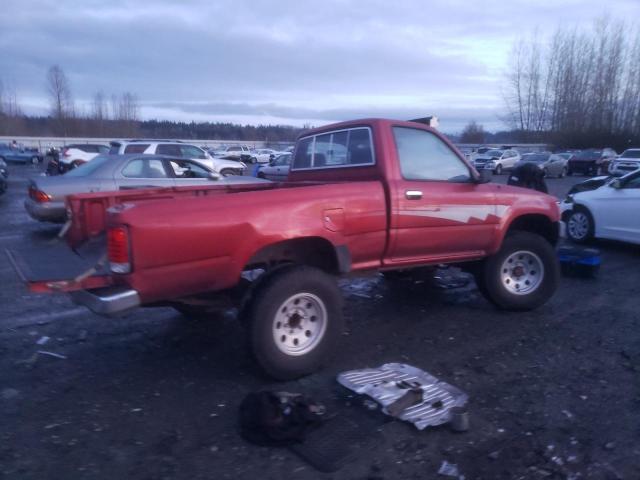 JT4RN01P0N0039361 - 1992 TOYOTA PICKUP 1/2 TON SHORT WHEELBASE DLX RED photo 3