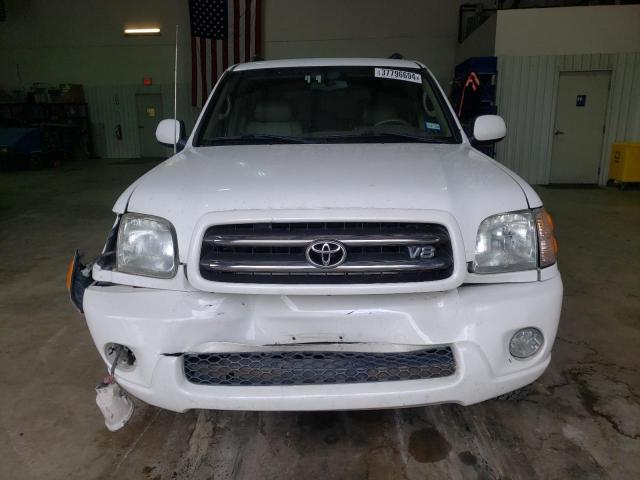 5TDBT48A64S223795 - 2004 TOYOTA SEQUOIA LIMITED WHITE photo 5