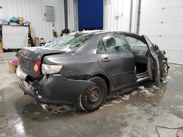 2T1BU40E69C073103 - 2009 TOYOTA COROLLA BASE GRAY photo 3