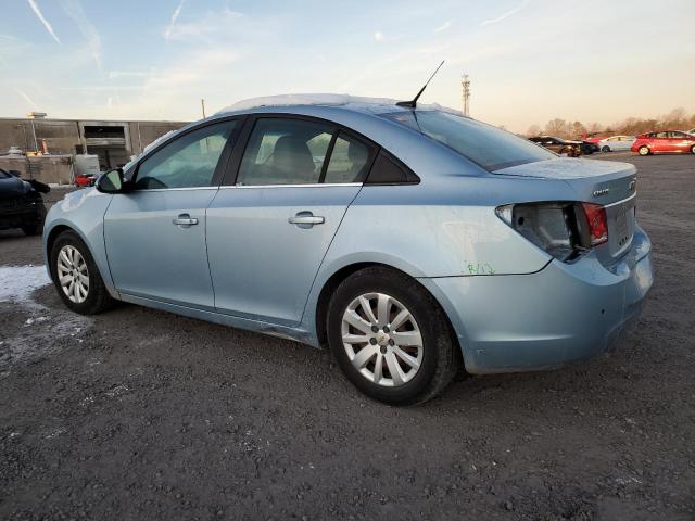 1G1PF5S9XB7246126 - 2011 CHEVROLET CRUZE LT BLUE photo 2