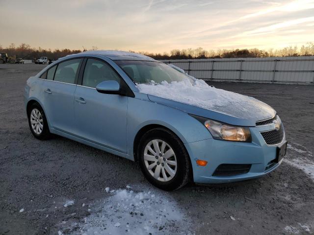 1G1PF5S9XB7246126 - 2011 CHEVROLET CRUZE LT BLUE photo 4