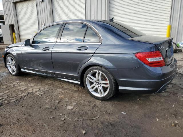 WDDGF4HB1DR292484 - 2013 MERCEDES-BENZ C 250 BLUE photo 2