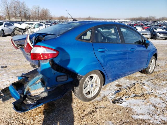 3FADP4BJ4HM162884 - 2017 FORD FIESTA SE BLUE photo 3