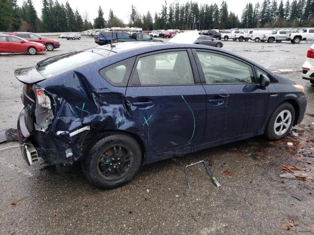 JTDKN3DU6F0467909 - 2015 TOYOTA PRIUS BLUE photo 3