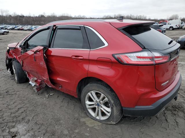 2FMPK4J93LBB51653 - 2020 FORD EDGE SEL MAROON photo 2