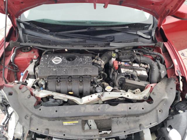 3N1AB7AP5DL608367 - 2013 NISSAN SENTRA S RED photo 11