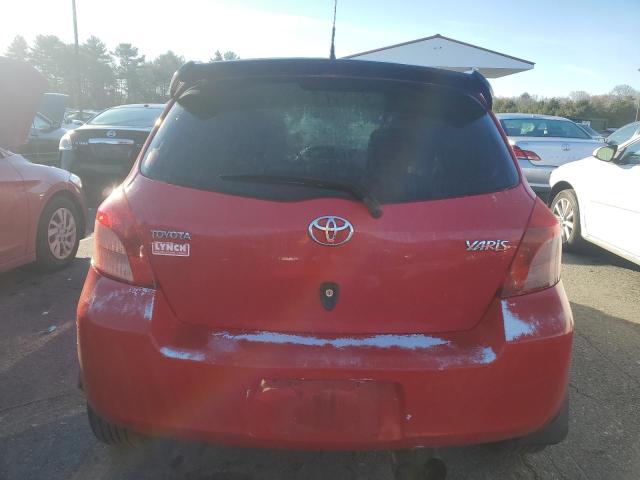 JTDJT903475134307 - 2007 TOYOTA YARIS RED photo 6