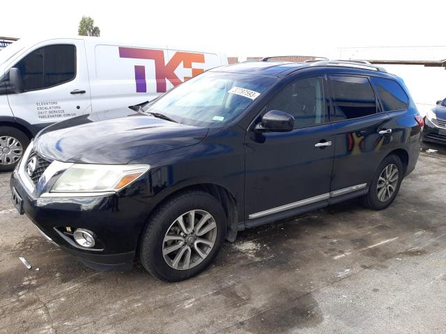 5N1AR2MN7DC667417 - 2013 NISSAN PATHFINDER S BLACK photo 1