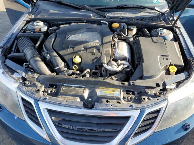 YS3FH46U381126596 - 2008 SAAB 9-3 AERO BLUE photo 11