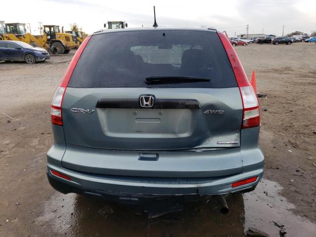 5J6RE4H44BL038043 - 2011 HONDA CR-V SE TEAL photo 6