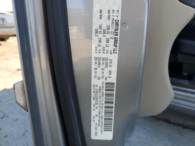 2C4RDGCG3DR575282 - 2013 DODGE GRAND CARA SXT GRAY photo 13