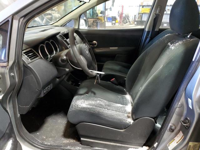 3N1BC1CP4AL430975 - 2010 NISSAN VERSA S GRAY photo 7