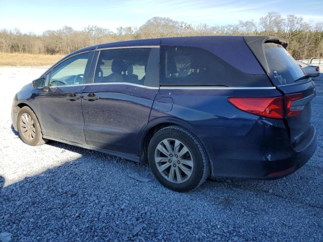 5FNRL6H23LB026511 - 2020 HONDA ODYSSEY LX BLUE photo 2