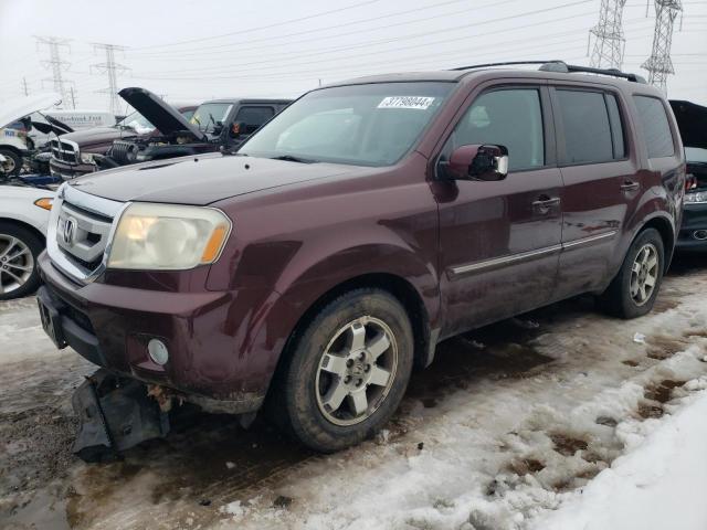 5FNYF4H96AB013849 - 2010 HONDA PILOT TOURING BURGUNDY photo 1