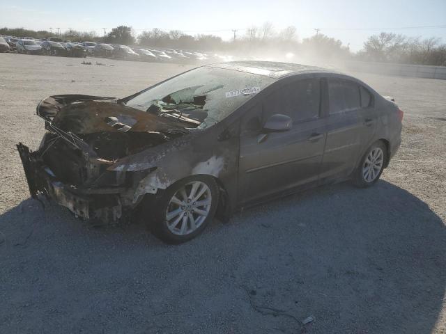 2HGFB2F9XCH515630 - 2012 HONDA CIVIC EXL დამწვარი ფოტო 1