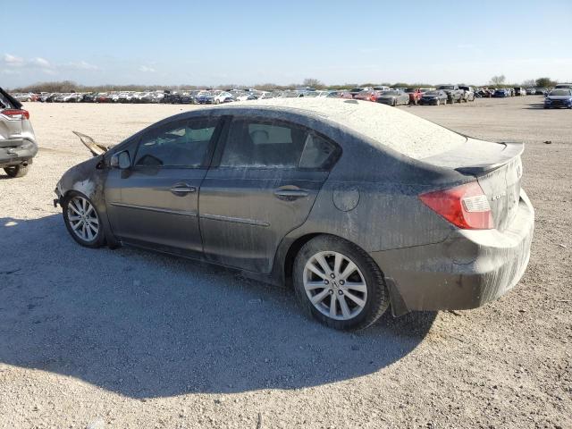 2HGFB2F9XCH515630 - 2012 HONDA CIVIC EXL დამწვარი ფოტო 2