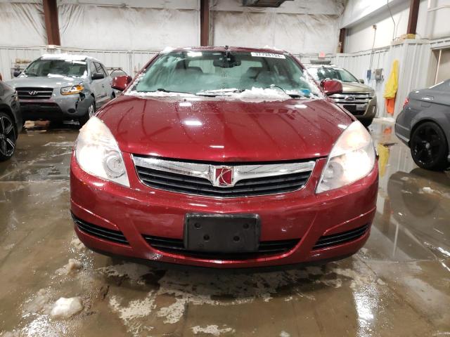 1G8ZS57N78F278493 - 2008 SATURN AURA XE RED photo 5