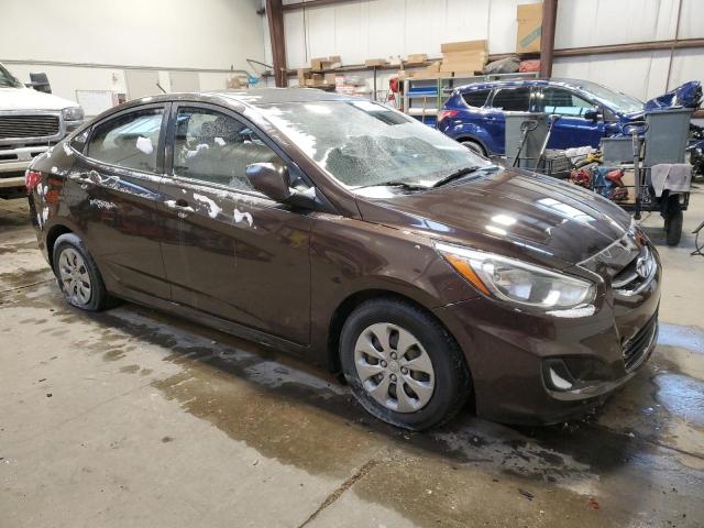 KMHCT4AE6FU827231 - 2015 HYUNDAI ACCENT GLS BROWN photo 4