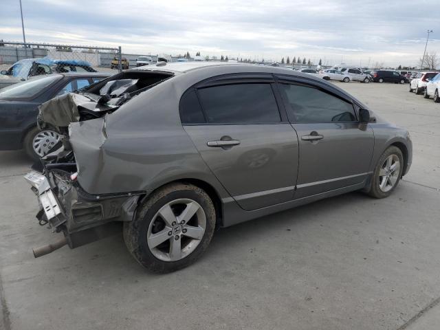 2HGFA16958H513546 - 2008 HONDA CIVIC EXL ნაცრისფერი ფოტო 3
