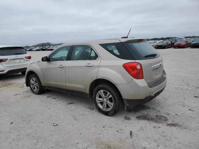 1GNALAEK6FZ132803 - 2015 CHEVROLET EQUINOX LS BEIGE photo 2