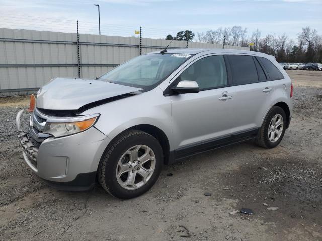 2FMDK3J91CBA11355 - 2012 FORD EDGE SEL SILVER photo 1