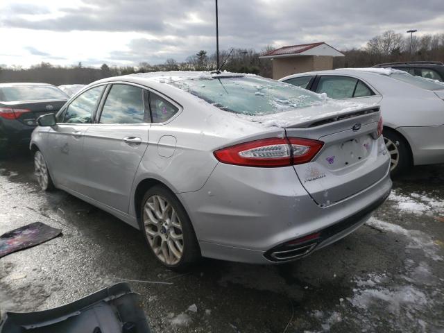 3FA6P0K95ER117264 - 2014 FORD FUSION TITANIUM SILVER photo 2