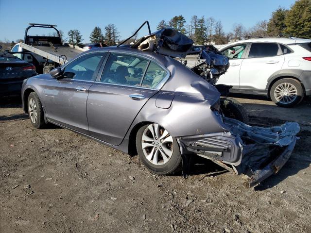 1HGCR2F35EA232578 - 2014 HONDA ACCORD LX GRAY photo 2