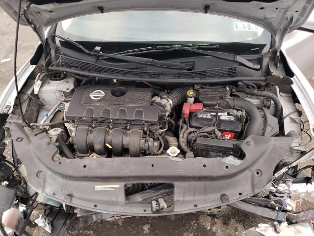 3N1AB7AP7EL670855 - 2014 NISSAN SENTRA S SILVER photo 11