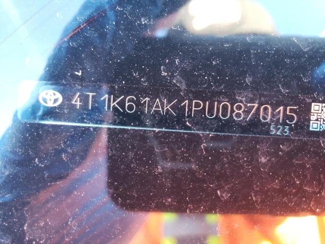 4T1K61AK1PU087015 - 2023 TOYOTA CAMRY XSE SILVER photo 12