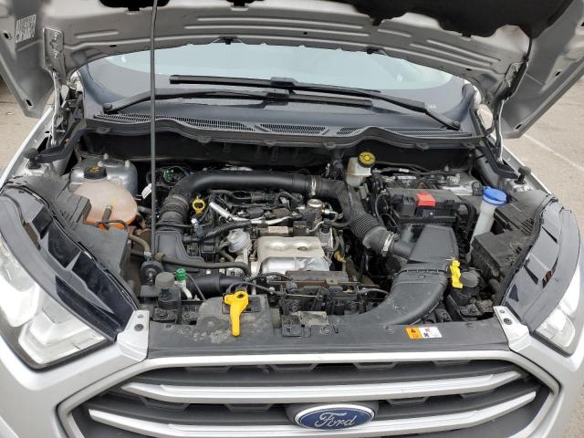 MAJ3S2GE5KC301956 - 2019 FORD ECOSPORT SE SILVER photo 12
