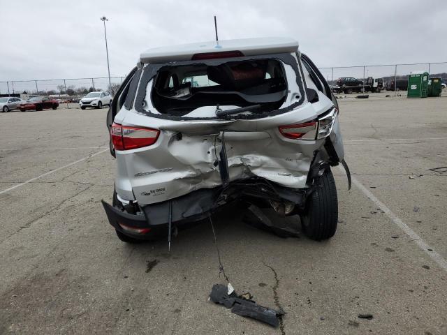 MAJ3S2GE5KC301956 - 2019 FORD ECOSPORT SE SILVER photo 6