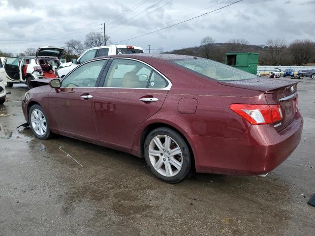 JTHBJ46G682269491 - 2008 LEXUS ES 350 MAROON photo 2