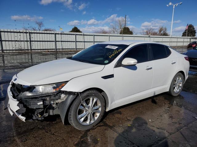 5XXGN4A72DG236883 - 2013 KIA OPTIMA EX WHITE photo 1