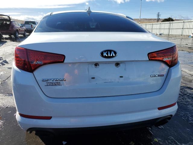 5XXGN4A72DG236883 - 2013 KIA OPTIMA EX WHITE photo 6