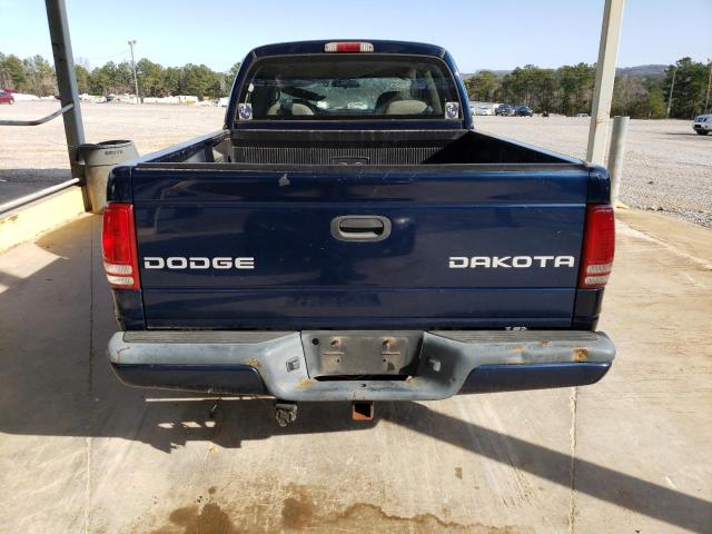 1D7HL38N84S737099 - 2004 DODGE DAKOTA QUAD SPORT BLUE photo 6