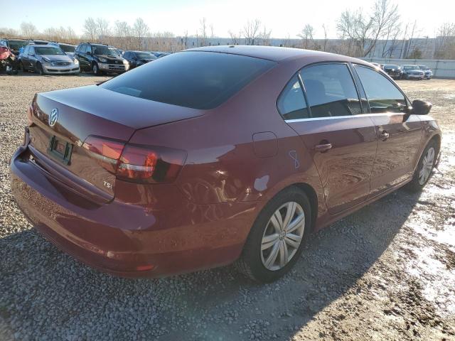 3VW2B7AJ3HM357147 - 2017 VOLKSWAGEN JETTA S RED photo 3