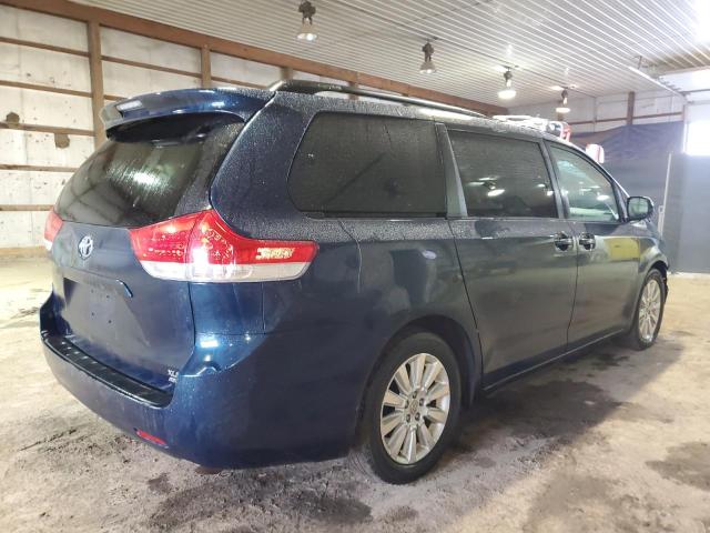 5TDDK3DCXCS042565 - 2012 TOYOTA SIENNA XLE BLUE photo 3