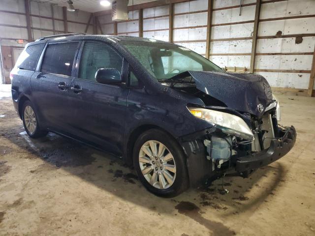 5TDDK3DCXCS042565 - 2012 TOYOTA SIENNA XLE BLUE photo 4