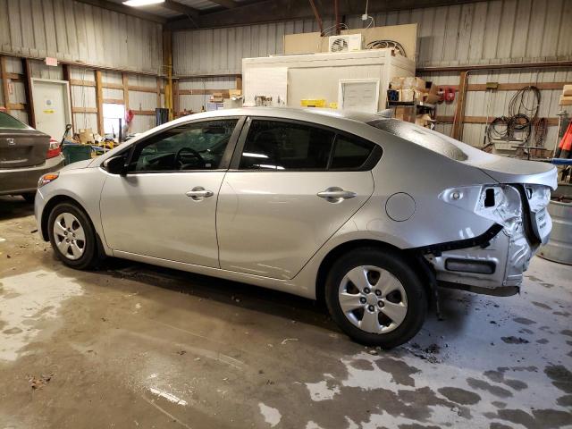 KNAFK4A67E5195178 - 2014 KIA FORTE LX SILVER photo 2